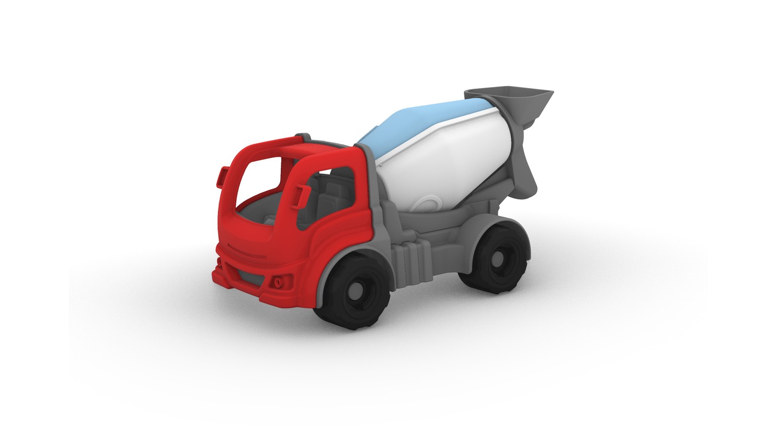 Classic Concrete Mizer Truck - L:20 cm